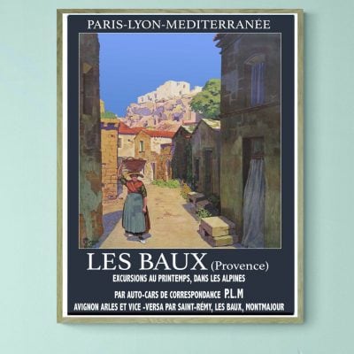 Affiche Les Baux - Provence