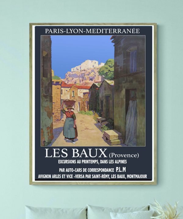 Affiche Les Baux - Provence