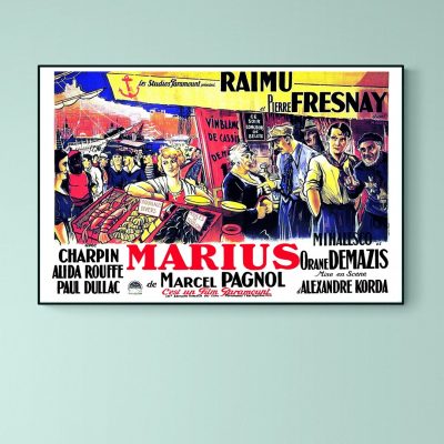Affiche Marius - Marcel Pagnol