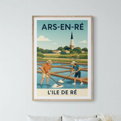 Affiche Ars en Ré - L'ile de Ré