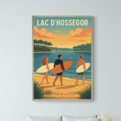 Affiche Lac D'Hossegor