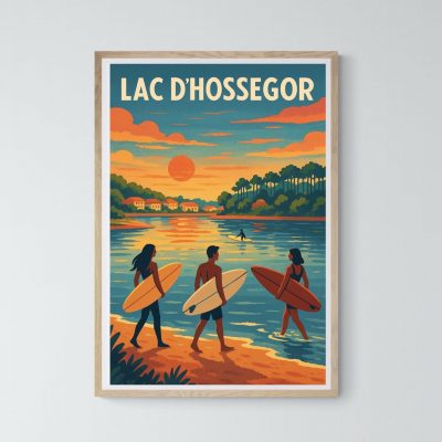 Affiche Lac D'Hossegor