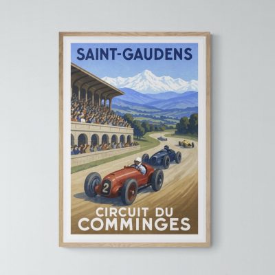 Affiche Saint Gaudens - Circuit du Comminges