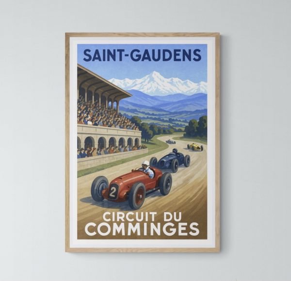 Affiche Saint Gaudens - Circuit du Comminges