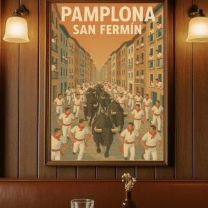 Affiche Pamplona - San Fermin