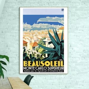 Affiche Beausoleil - Montecarlo Superieur