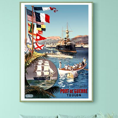Affiche Toulon, port de guerre