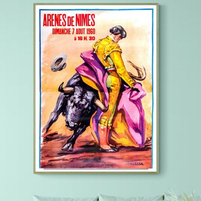 Affiche Arenes de Nimes 1960