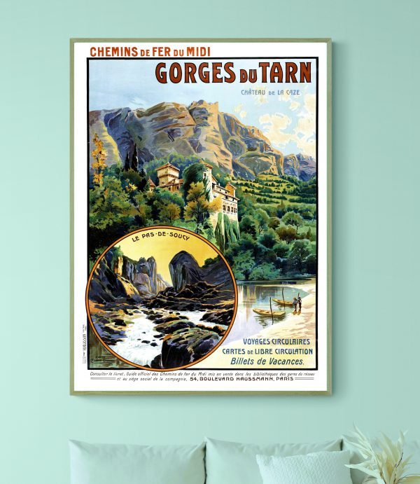 Affiche Gorges du Tarn