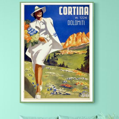 Affiche Cortina Dolomiti