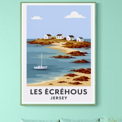 Affiche Les Ecrehous - Jersey