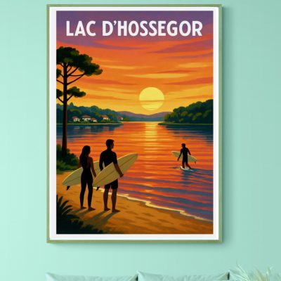 Affiche Lac Hossegor