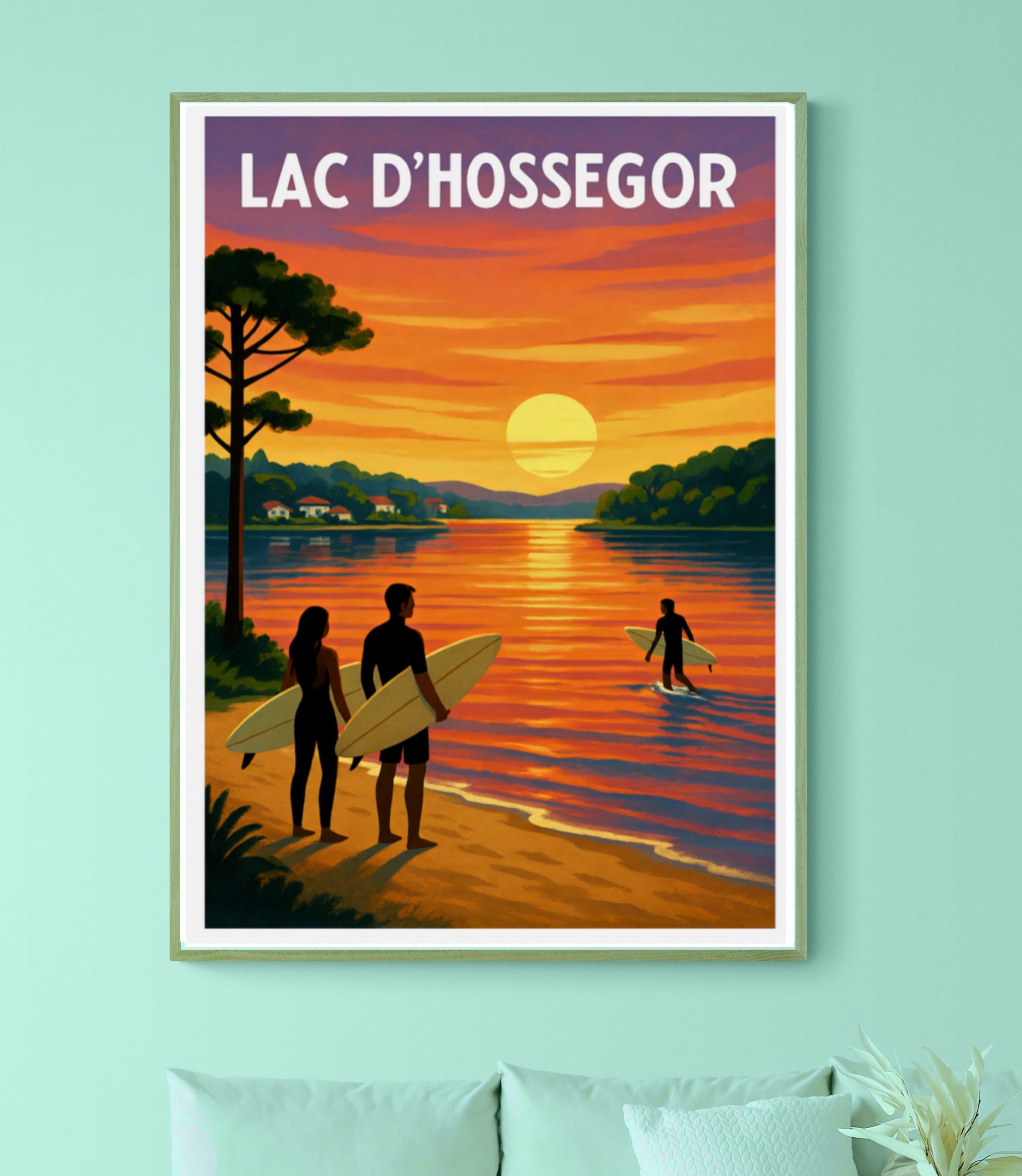 Affiche Lac Hossegor