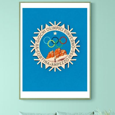 Affiche JO Cortina Ampezzo 1956