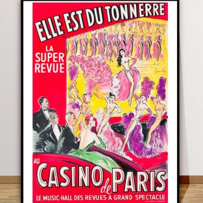 Affiche Casino de Paris - Elle est du tonnerre
