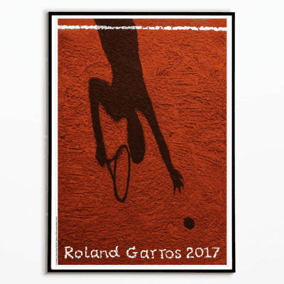 Affiche Roland Garros Tennis 2017