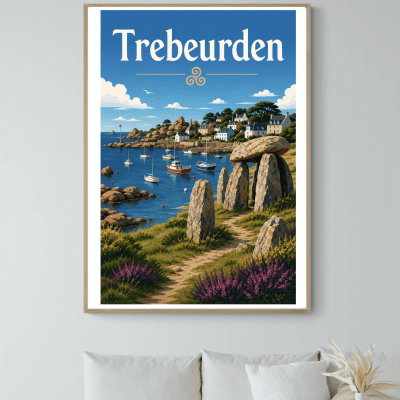 Affiche Trébeurden, La Bretagne