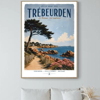 Affiche Trébeurden, la Bretagne tout simplement