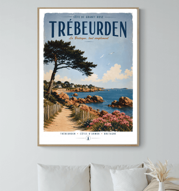 Affiche Trébeurden, la Bretagne tout simplement