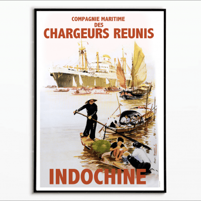 Affiche Indochine Chargeurs Réunis