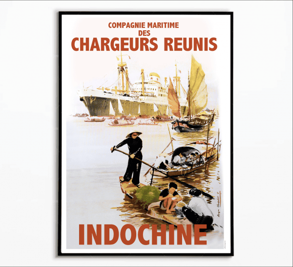 Affiche Indochine Chargeurs Réunis
