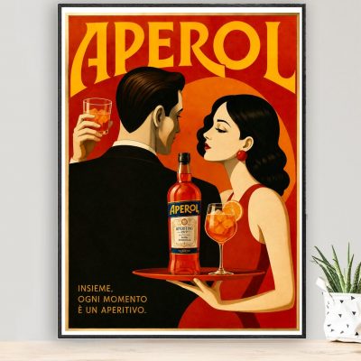 Affiche Aperol Couple