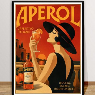 Affiche Aperol Femme