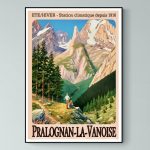 Affiche pralognan la vanoise