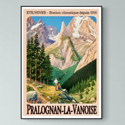 Affiche pralognan la vanoise