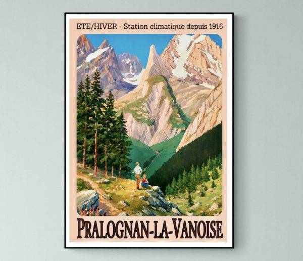 Affiche pralognan la vanoise
